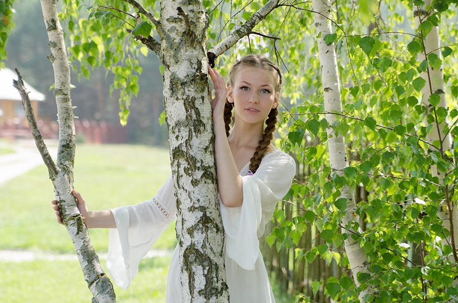 Women in Slavic costumes in Joao Pesoa