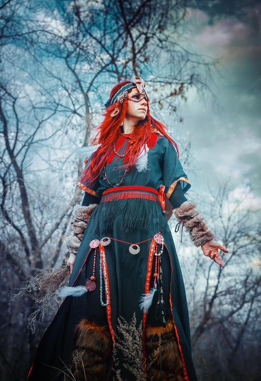 Girls in Slavic costumes underwear in Joao Pesoa