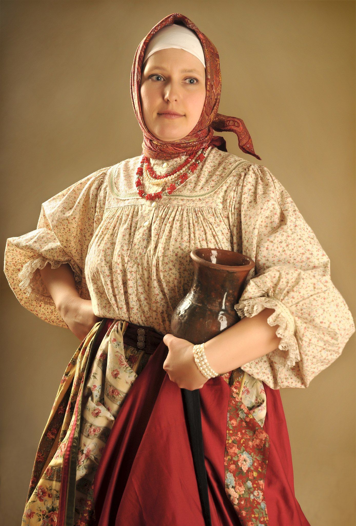 Girls in Slavic costumes in Joao Pesoa